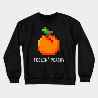 8-Bit Gaming Feelin Peachy Crewneck Sweatshirt